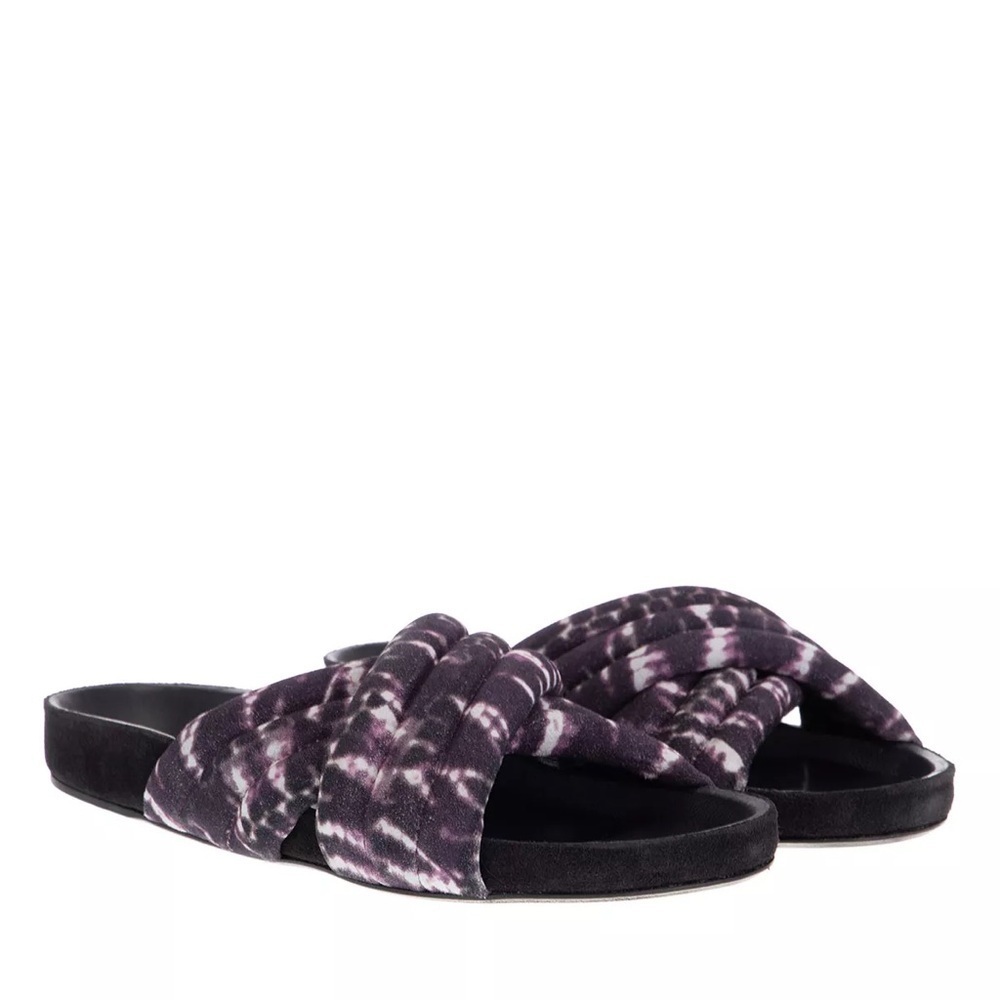 Isabel Marant Holden Slide Sandal Faded Night FR 36 38 39 NIB - Picture 2 of 6